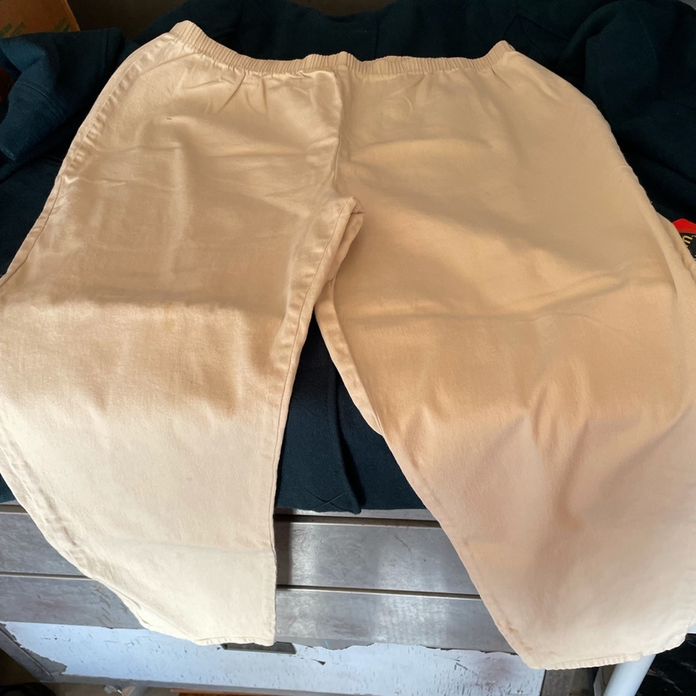 Comfy pants, elastic waist